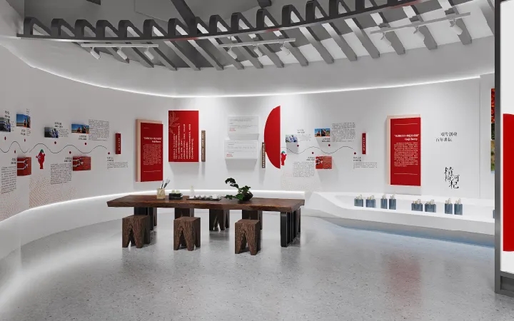 展廳設(shè)計(jì) ，展廳 ，鑫時(shí)空